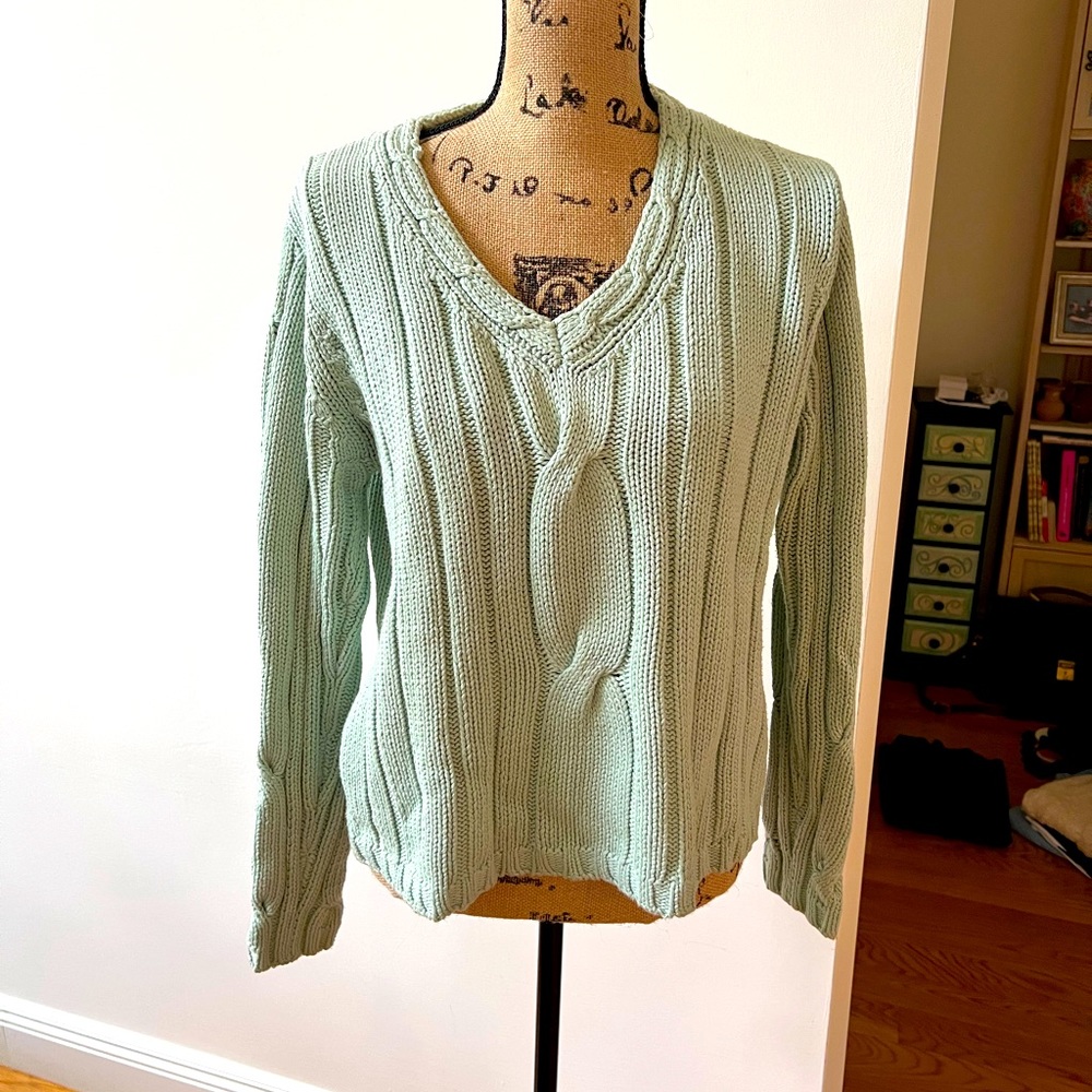 Beautiful Cotton Cable Sweater